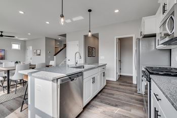Walk-in pantry storage with custom built-in shelving*